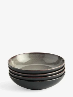 Clearance Next Grey Hampton Set of 4 Pasta Bowls