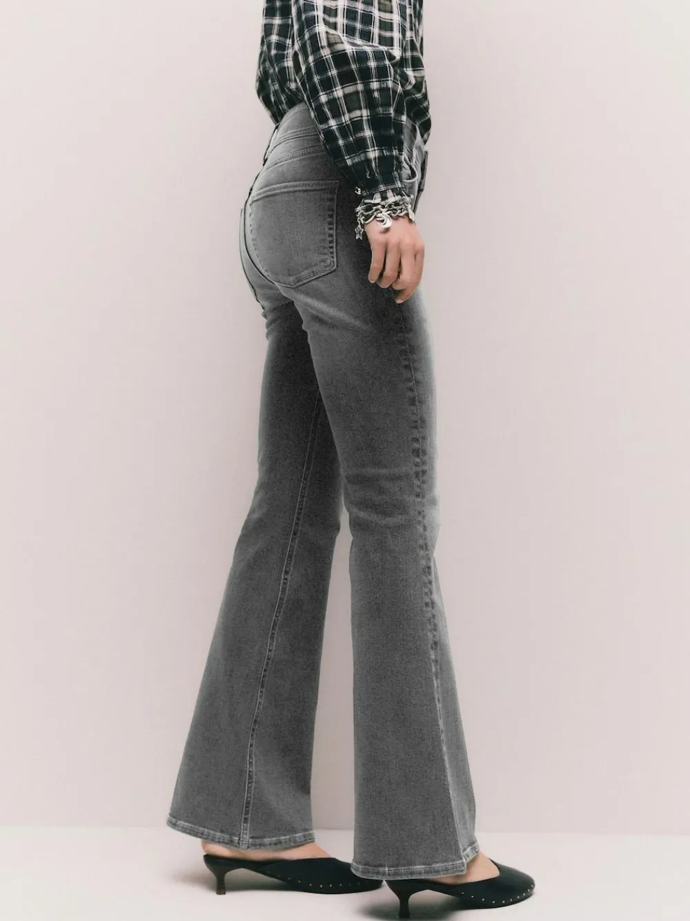Next High Rise Stretch Flare Jeans^Women Jeans|Jeans