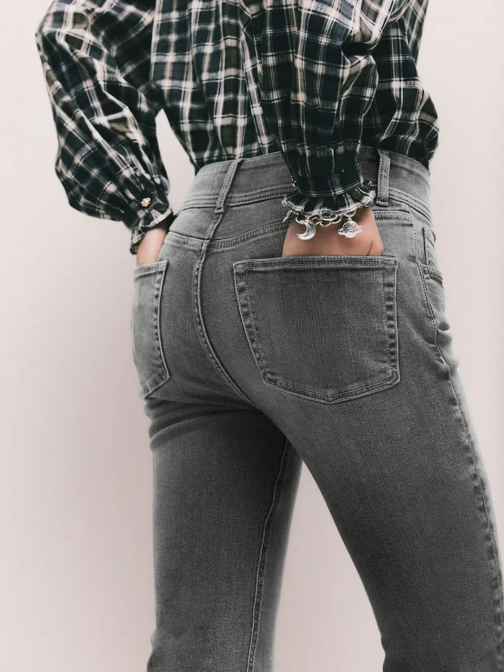 Next High Rise Stretch Flare Jeans^Women Jeans|Jeans