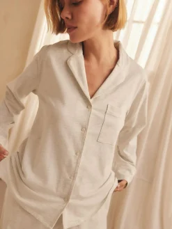 Outlet Next Jersey Button Through Pyjamas Grey