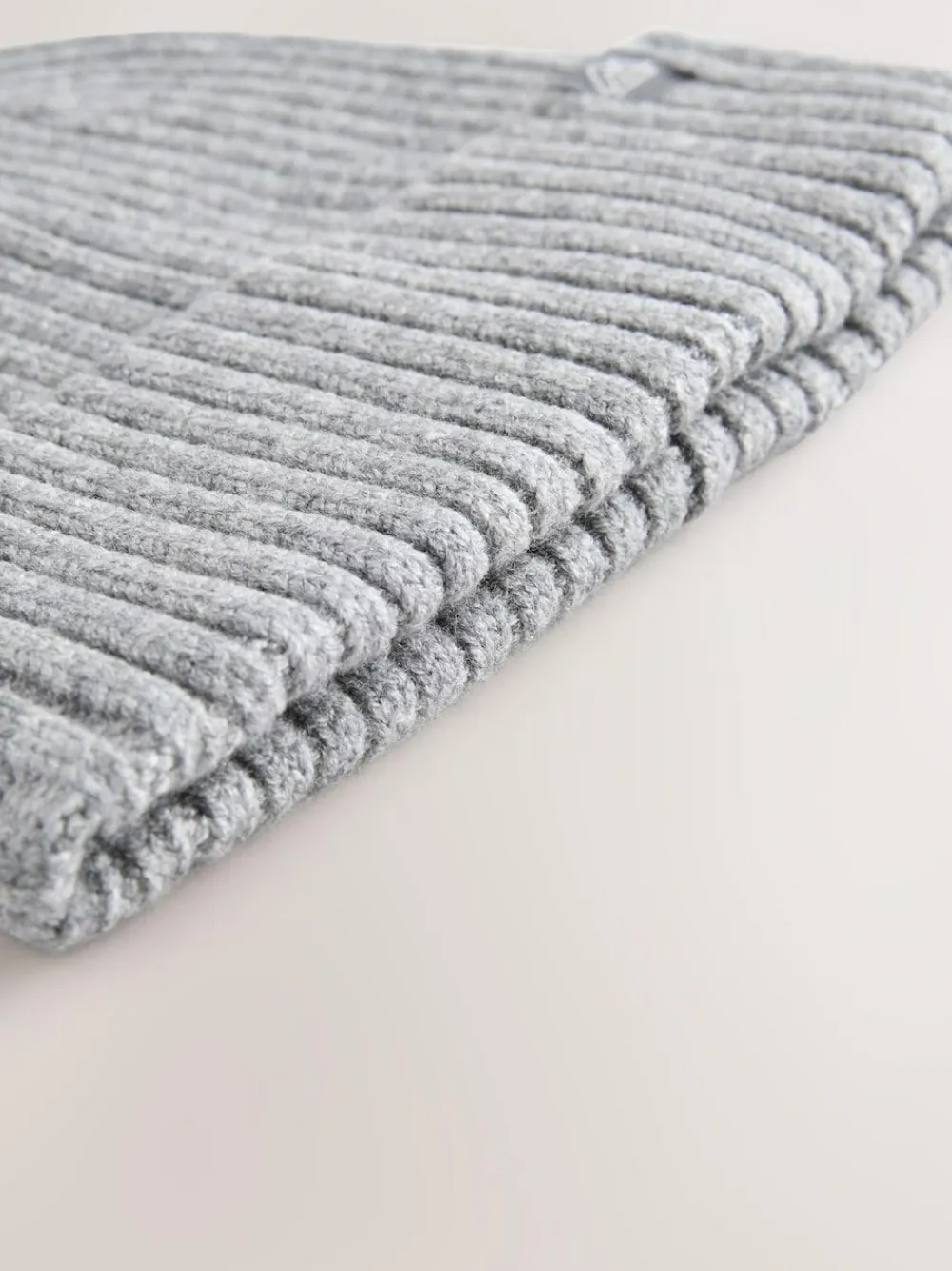 Next Grey Knitted Beanie Hat (1-16yrs)^BOY Hats