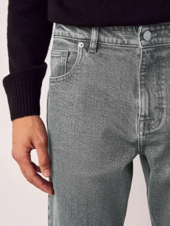 Discount Next Slim Fit Vintage Wash Denim Jeans Grey Light