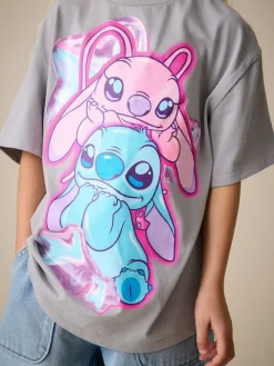 Next Lilo & Stitch Oversized Graphic T-Shirt (3-16yrs)^ Tops|T-Shirts
