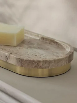 Next Grey Marble N. Premium Storage Tray^ Bathroom Accessories