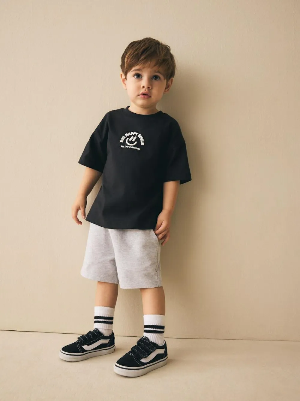 Next Grey Marl Jersey Shorts (3mths-7yrs)^BOY Shorts|Shorts