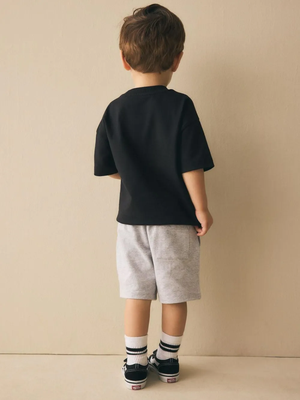 Next Grey Marl Jersey Shorts (3mths-7yrs)^BOY Shorts|Shorts