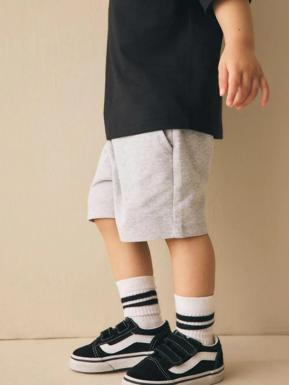 Next Grey Marl Jersey Shorts (3mths-7yrs)^BOY Shorts|Shorts