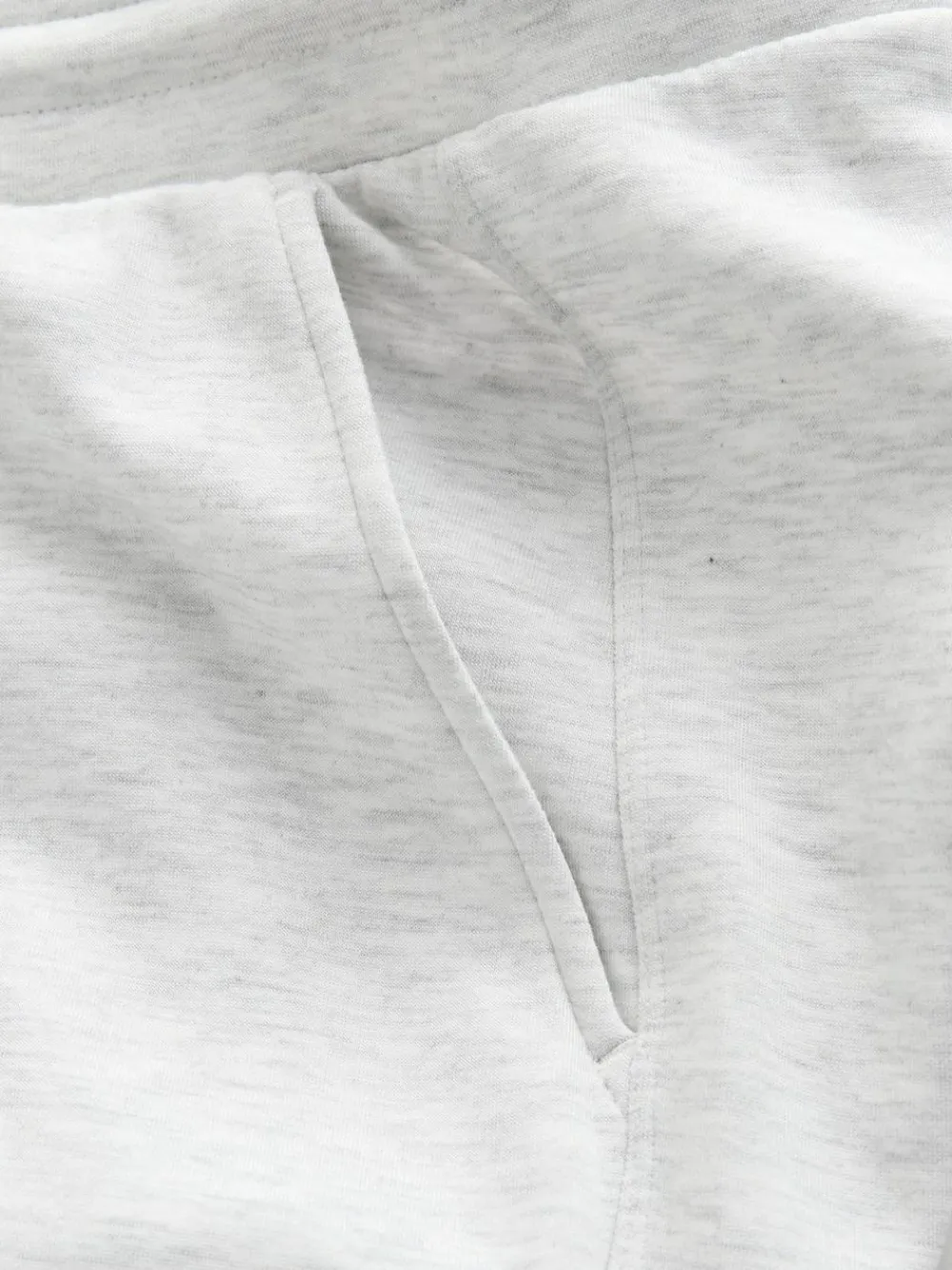 Next Premium Wide Leg Jersey Joggers Grey Marl