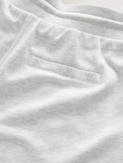 Next Premium Wide Leg Jersey Joggers Grey Marl