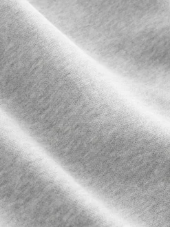 Clearance Next Relaxed Fit Relaxed Fit Brushback Heavyweight Joggers Grey Marl