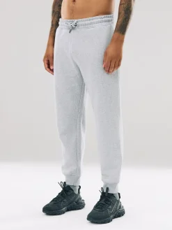 Hot Next Slim Fit Slim Fit Brushback Heavyweight Joggers Grey Marl