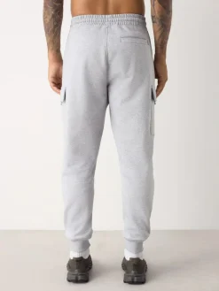 Next Slim Fit Slim Fit Brushback Heavyweight Cargo Joggers^ Joggers|Joggers