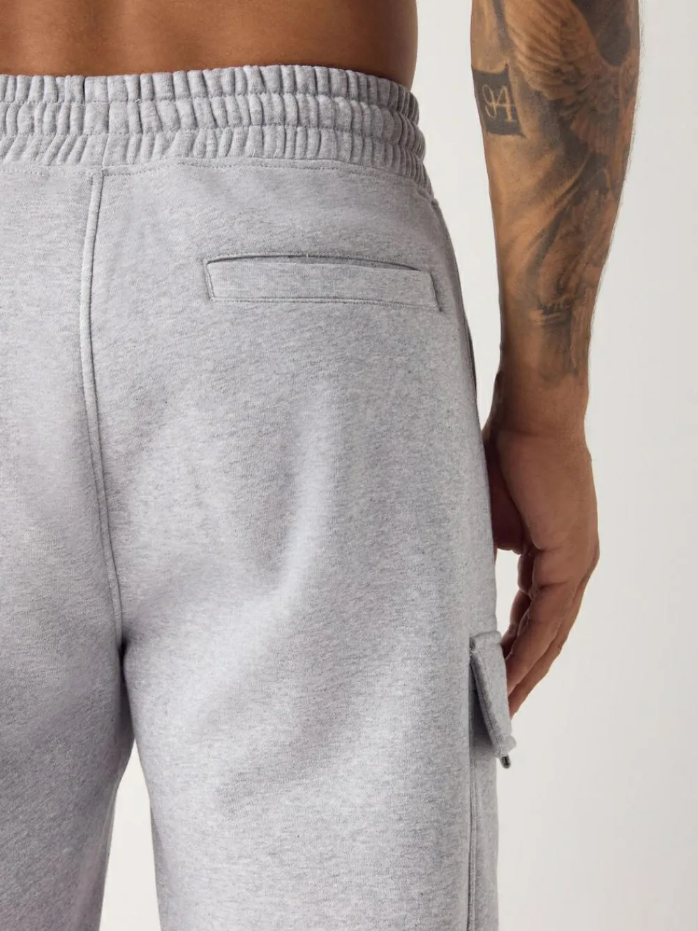 Next Slim Fit Slim Fit Brushback Heavyweight Cargo Joggers^ Joggers|Joggers