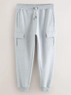Next Slim Fit Slim Fit Brushback Heavyweight Cargo Joggers^ Joggers|Joggers