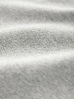 Discount Next Grey Marl Straight Fit Relaxed Fit Brushback Heavyweight Joggers