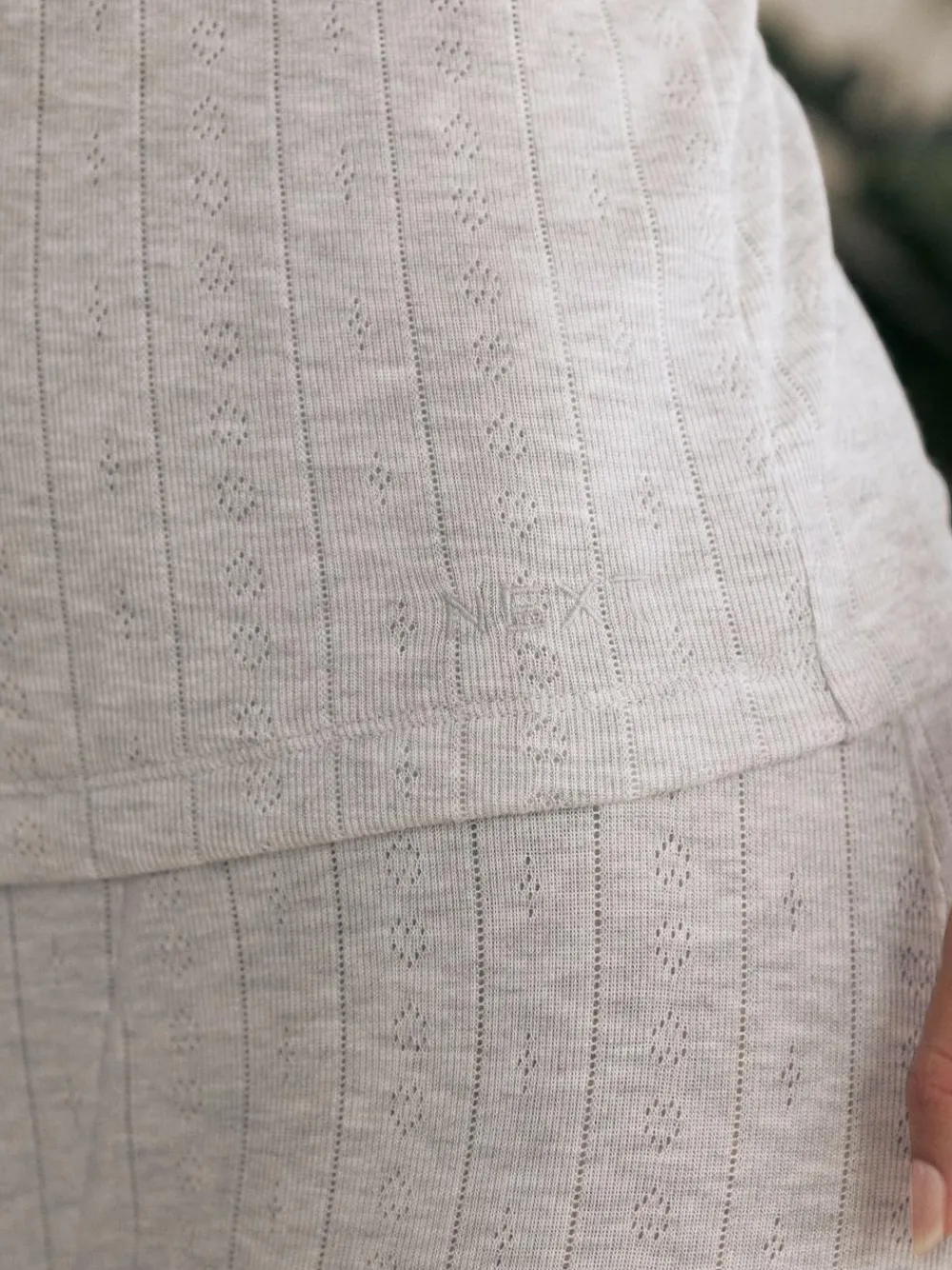 Next Thermal Maximum Warmth Cosy Pointelle Long Sleeved Top^Women Thermals