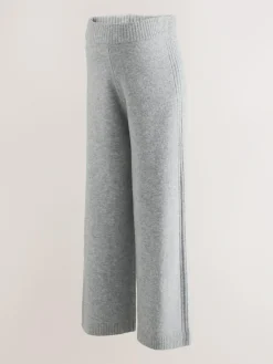 Next Grey Maternity Knitted Wide Leg Trousers^Women Pants