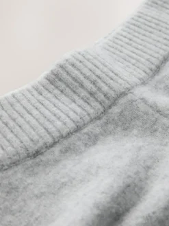 Next Grey Maternity Knitted Wide Leg Trousers^Women Pants