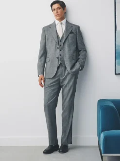 Next Merino Wool Blend Suit Waistcoat^ Vests