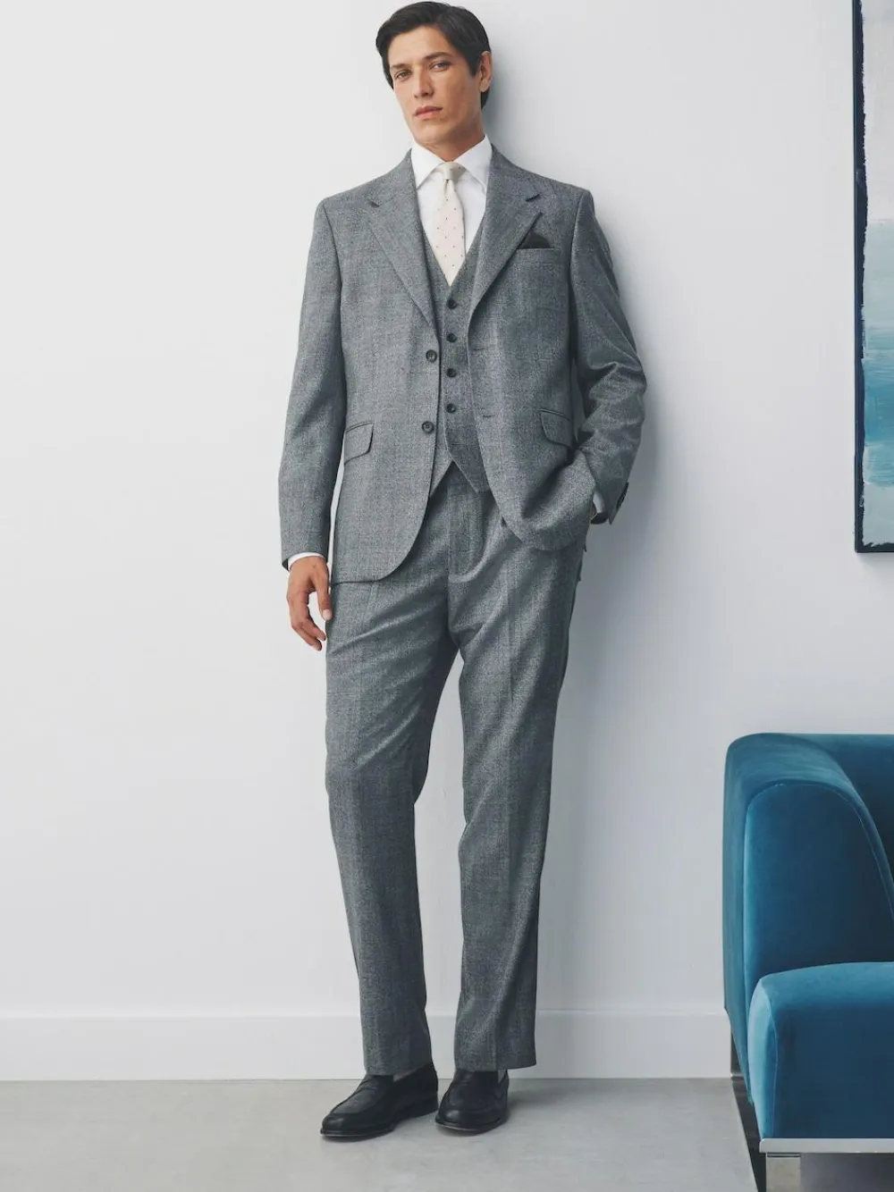 Next Merino Wool Blend Suit Waistcoat^ Vests