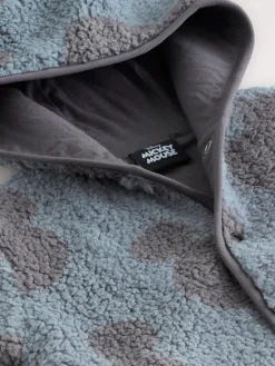 Clearance Next Grey Mickey Mouse Fleece Zip Through Hooded Jacket (3mths-8yrs)