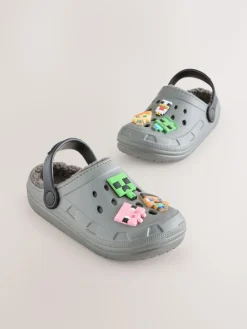 Next Minecraft Warm Lined Slipper Clogs^BOY Nightwear