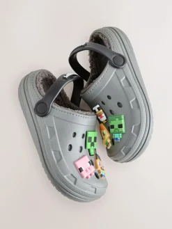Next Minecraft Warm Lined Slipper Clogs^BOY Nightwear