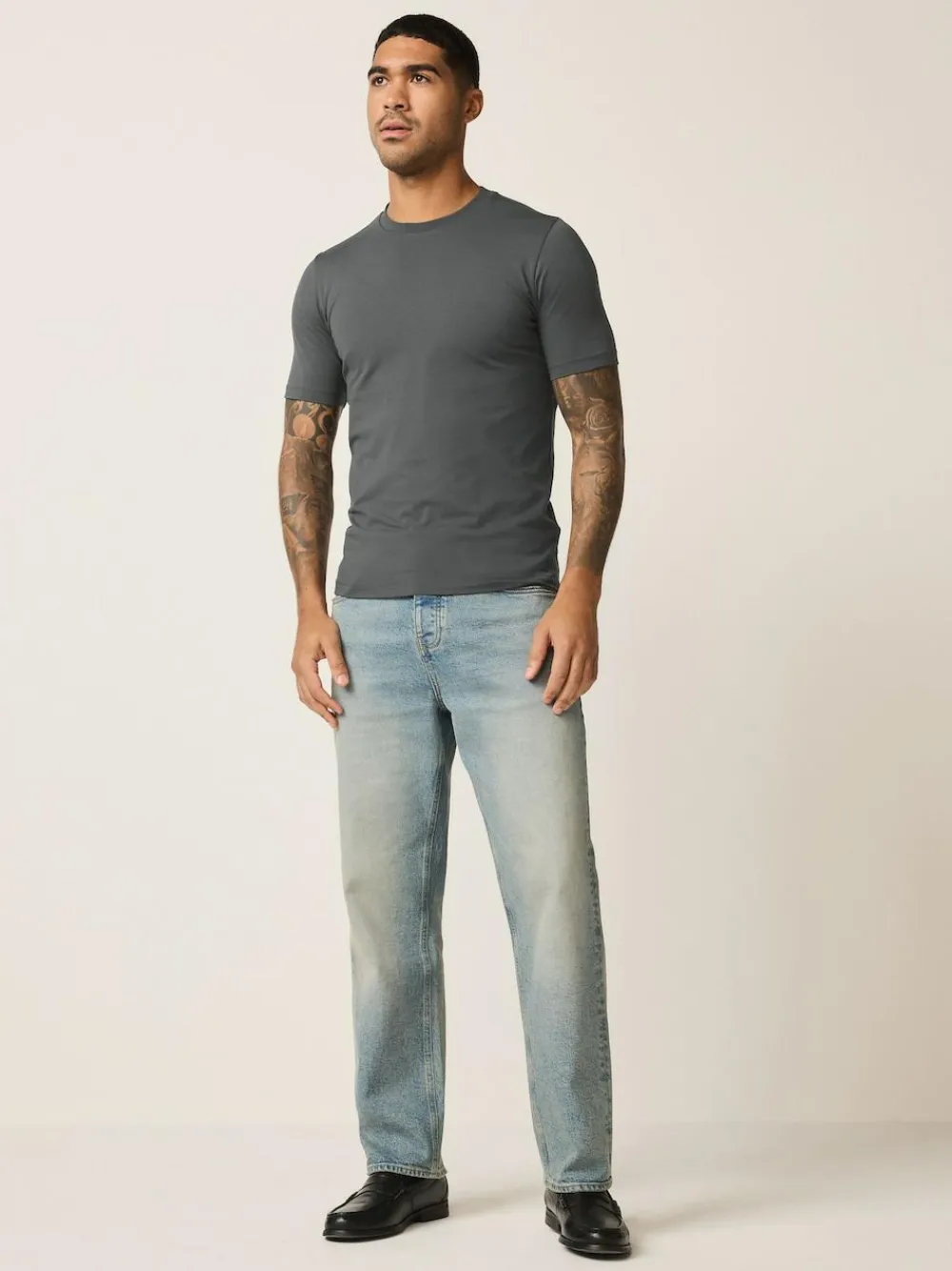 Next Muscle Fit Essential Crew Neck T-Shirt^ Tops & T-Shirts