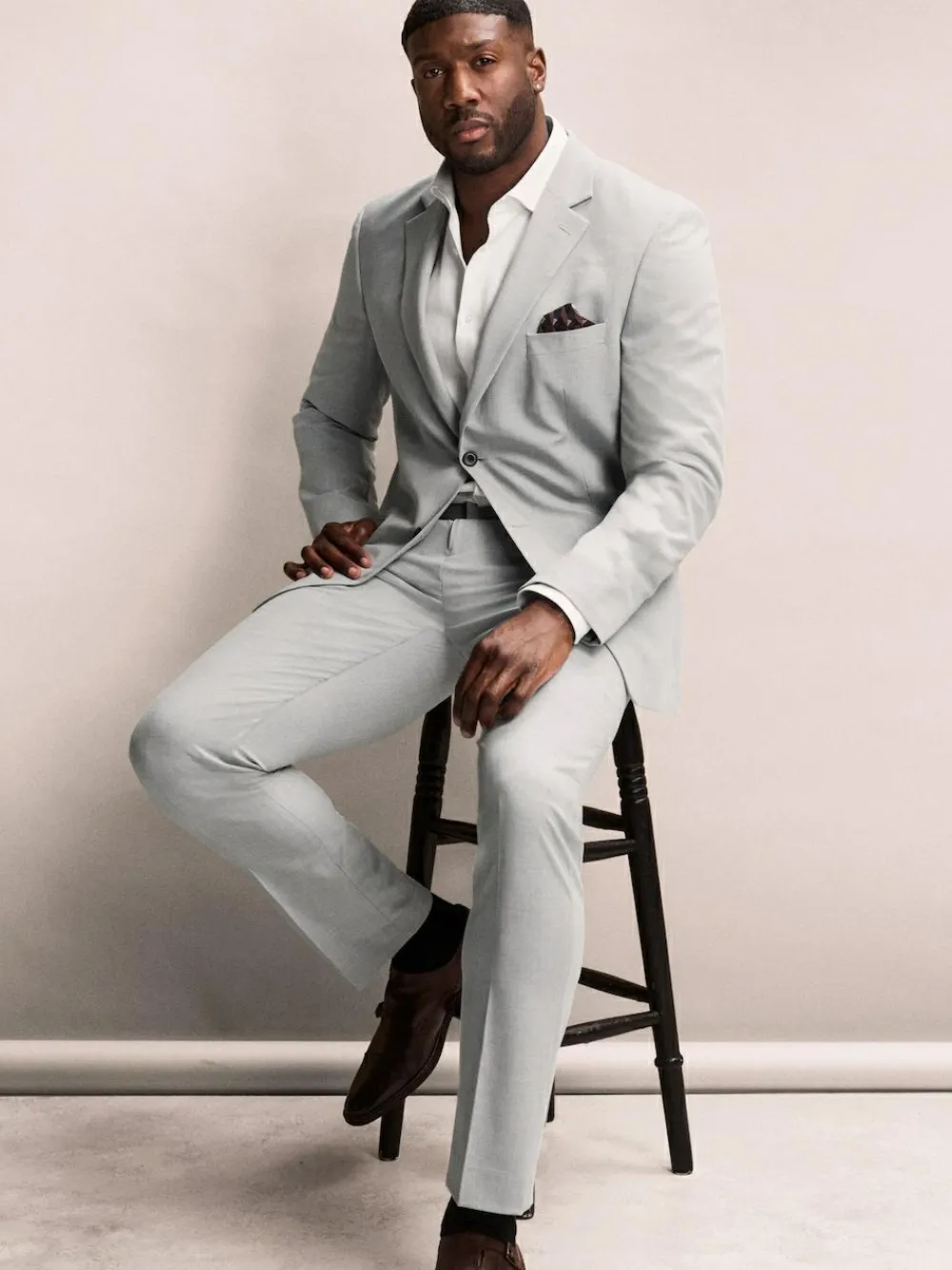 Next Muscle Fit Motionflex Stretch Suit Jacket^ Grey Suits