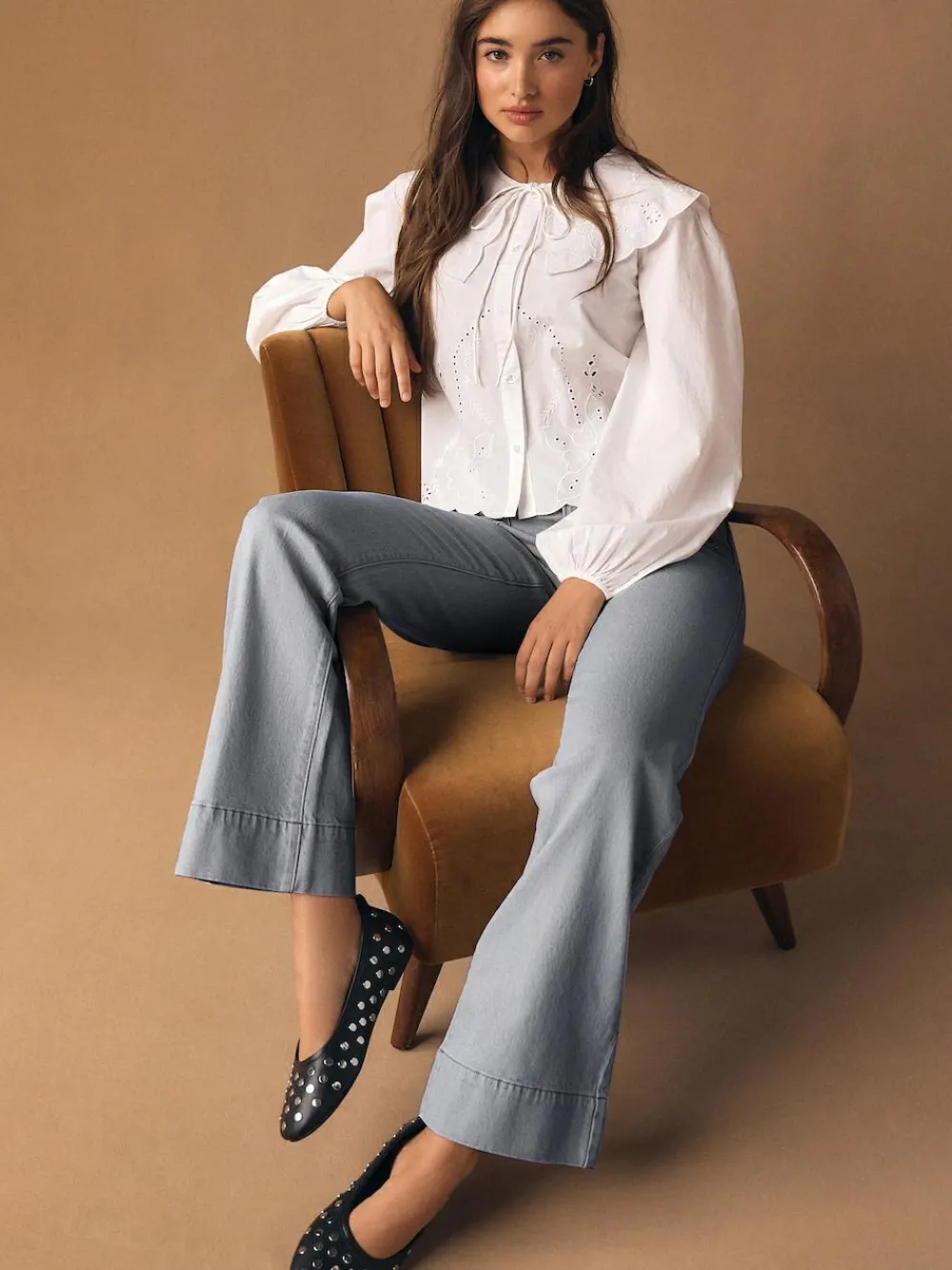 Next Patch Pocket Wide Leg Jeans^Women Jeans|Jeans