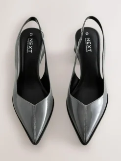 Next Forever Comfort® Pointed Toe Slingback Block Heels^Women Heels