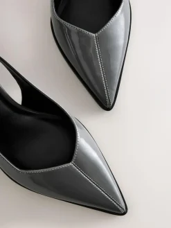 Next Forever Comfort® Pointed Toe Slingback Block Heels^Women Heels