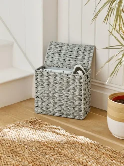 Next Plastic Wicker Storage Basket^ Storage & Organisation