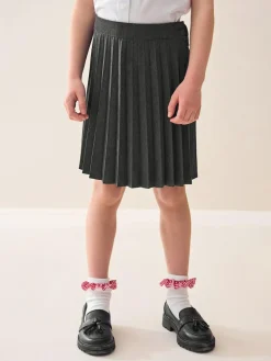 New Next Grey Pleat School Skirt (3-16yrs)