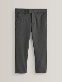 Outlet Next Plus Waist School Formal Stretch Skinny Trousers (3-17yrs) Grey