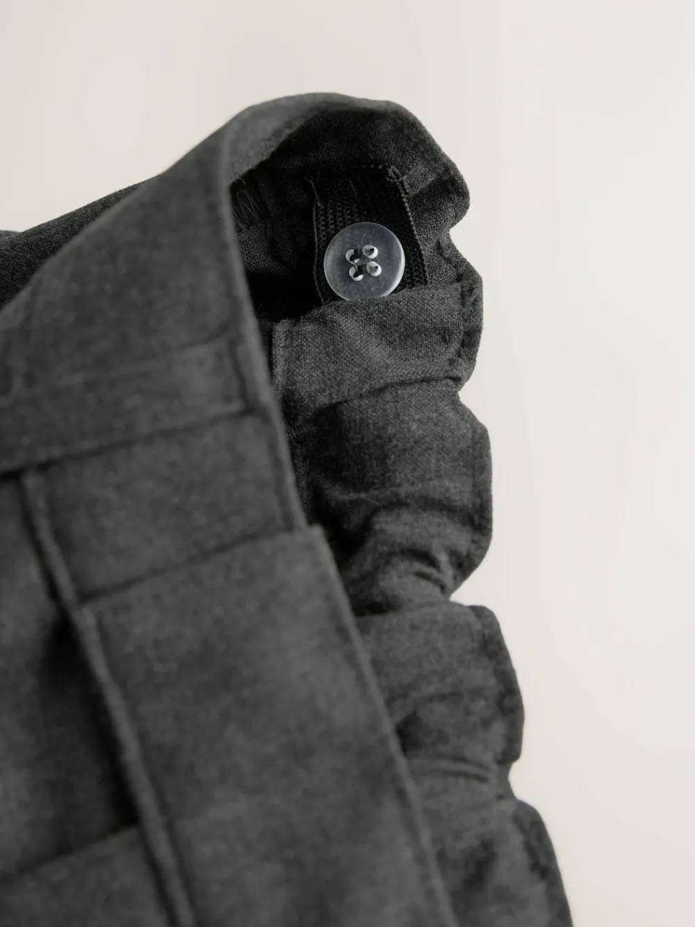 Outlet Next Plus Waist School Formal Stretch Skinny Trousers (3-17yrs) Grey