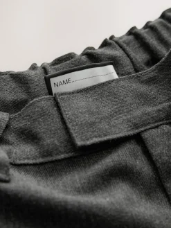 New Next Plus Waist School Formal Trousers (3-17yrs) Grey