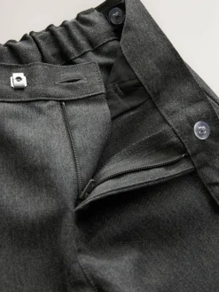 New Next Plus Waist School Formal Trousers (3-17yrs) Grey
