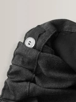 Next Plus Waist School Pleat Front Trousers (3-17yrs) Grey