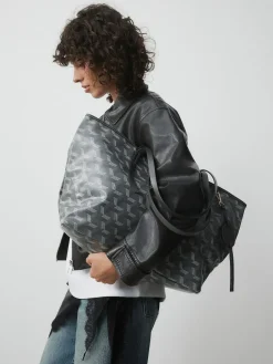 Next Grey Printed Shoulder Bag^Women Bags