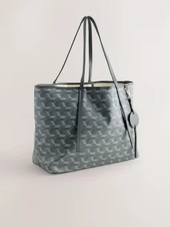 Next Grey Printed Shoulder Bag^Women Bags