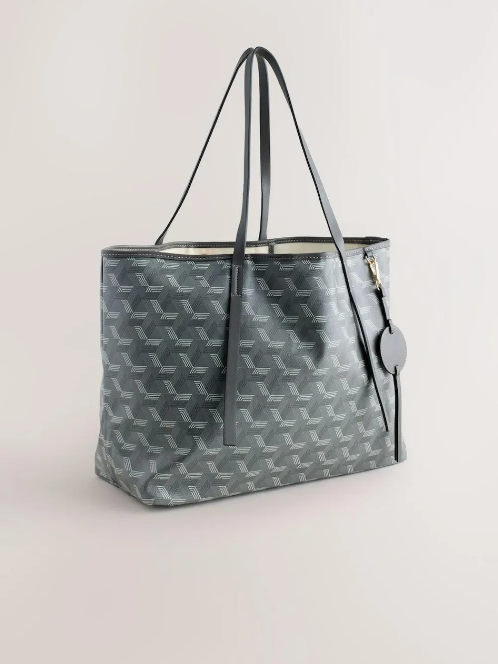 Next Grey Printed Shoulder Bag^Women Bags