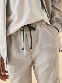 Next Grey Pull On Waist Suit: Trousers (3-16yrs)^BOY Suits & Vest