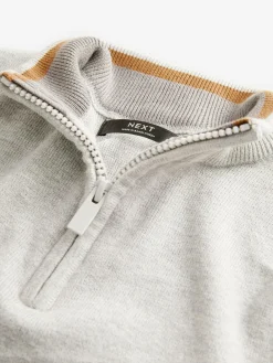 Next Quarter Zip Jumper (3-16yrs)^BOY Knitwear & Sweaters|Knitwear
