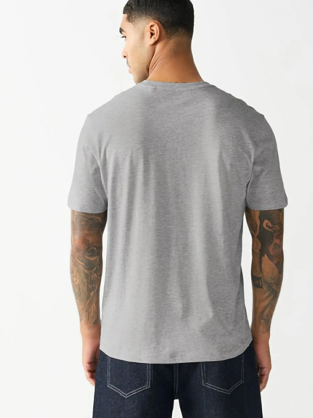 Sale Next Grey Regular Fit Stag T-Shirt