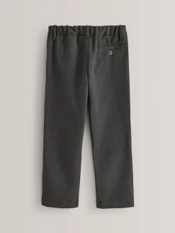 Next Regular Leg Pull On Waist School Trousers 2 Pack (3-17yrs)^BOY Pants & Chinos|Tznius Pants