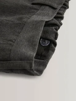 Next Regular Leg Pull On Waist School Trousers 2 Pack (3-17yrs)^BOY Pants & Chinos|Tznius Pants