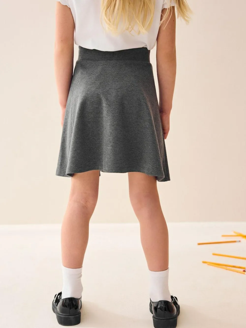 Next Regular Length Pull-On Jersey Stretch School Skater Skirt (3-17yrs)^ Shorts & Skirts
