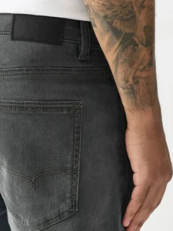 Next Grey Regular Tapered Fit Motionflex Jeans