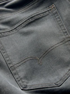 Next Grey Regular Tapered Fit Motionflex Jeans